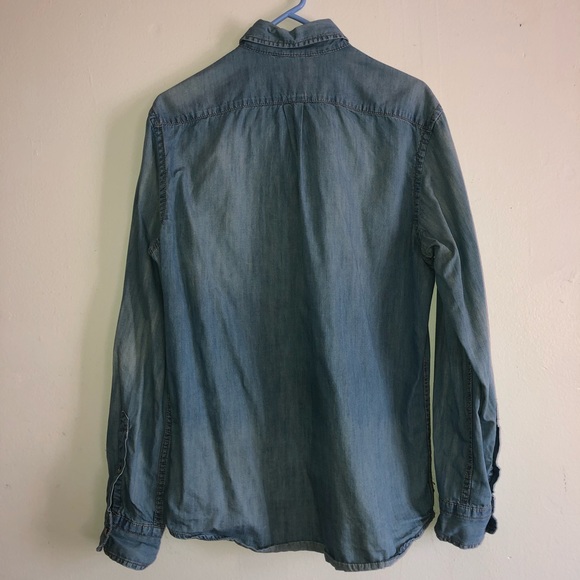 Gap Men’s Button-Flap Pocket Shirt - Picture 3 of 6